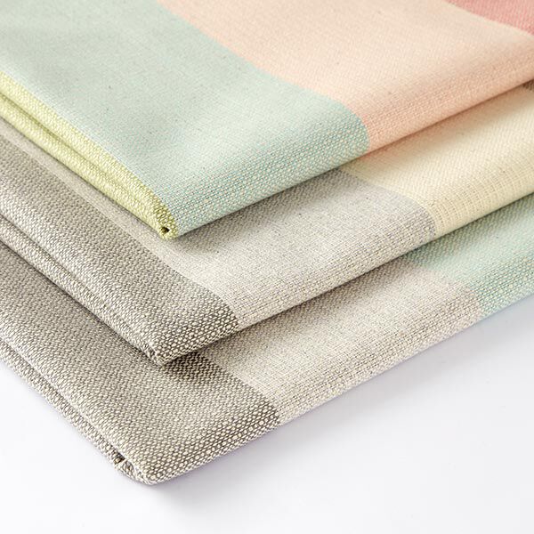 Dekostoff Canvas  Dobby – mintgrün | Reststück 100cm