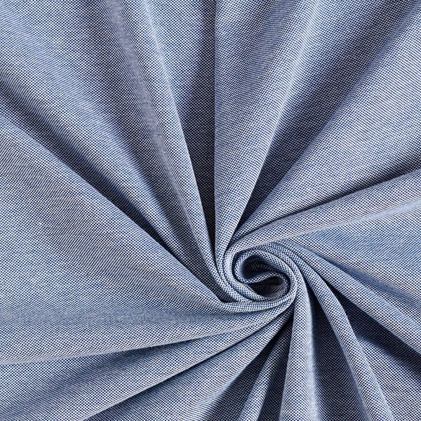 Piqué Jersey Uni – marineblau | Reststück 80cm