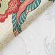 Dekostoff Canvas orientalisches Blütenmuster – wollweiss/rot,  thumbnail number 4