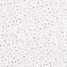 Baumwollpopeline bunte Punkte – elfenbein/purpur,  thumbnail number 1