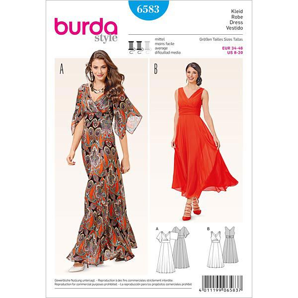 Kleid | Burda 6583 | 34-46,  image number 1
