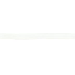 Elastisches Einfassband (Falzgummi) glänzend [15 mm] – weiss, 