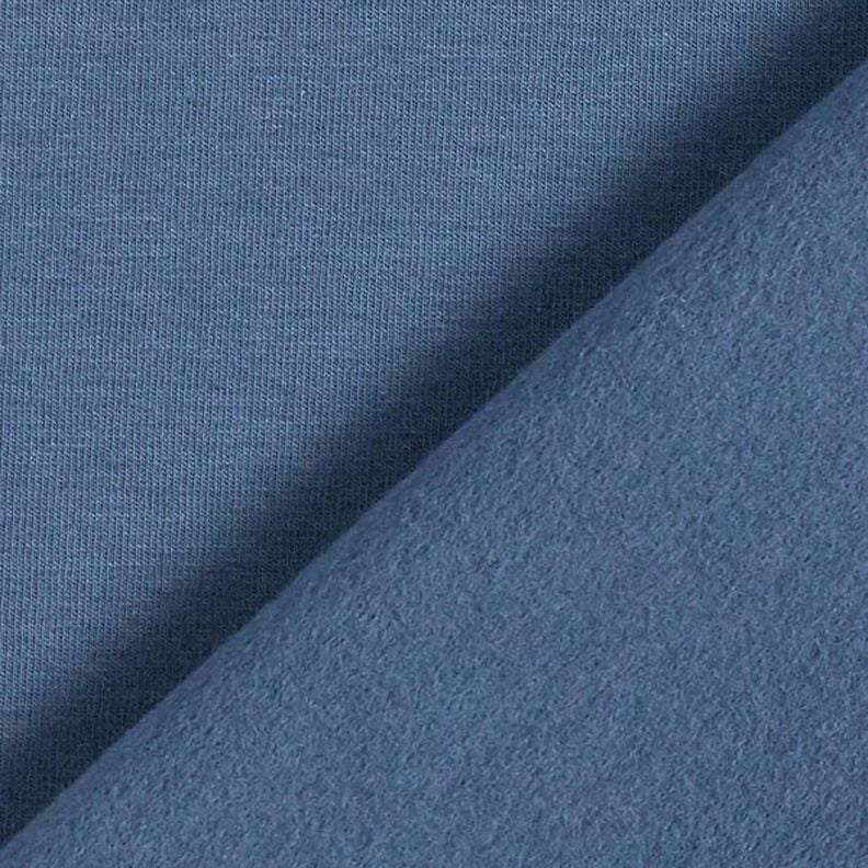 Leichter Baumwollsweat Uni – jeansblau,  image number 5