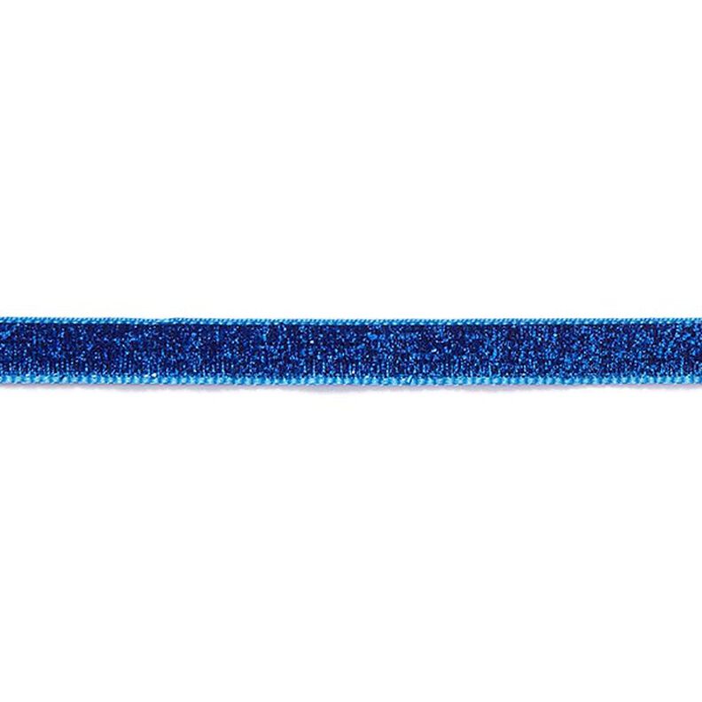 Samtband Metallic [10 mm] – königsblau,  image number 2