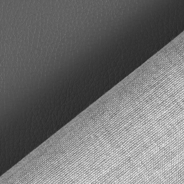 Polsterstoff Lederimitat natürliche Optik – dunkelgrau, image number 3