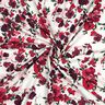 LENZING&trade; ECOVERO&trade; Viskosestoff Blumen &ndash; weiss/rot,  thumbnail number 3