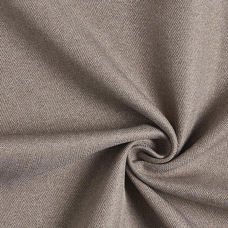 Verdunkelungsstoff Fischgrat – taupe, image number 3
