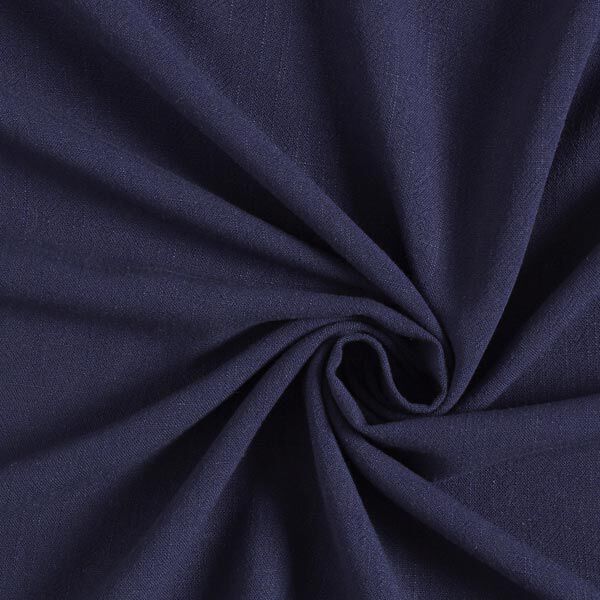 Viskose-Leinen Soft – marineblau | Reststück 70cm