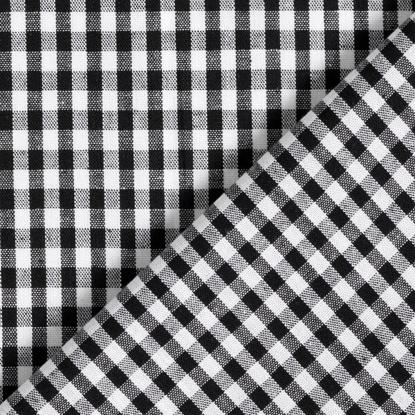 Baumwollstoff Vichy - 0,5 cm – schwarz, image number 3