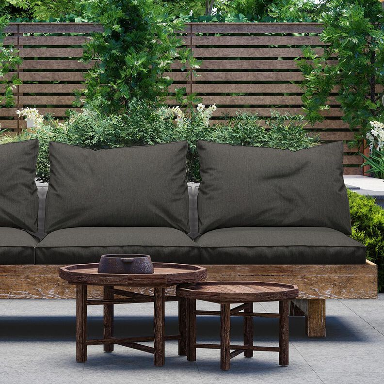 Outdoorstoff Canvas Melange 320 cm – dunkelgrau,  image number 5