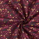 Baumwollstoff Popeline springende Hirsche – merlot/gold,  thumbnail number 3