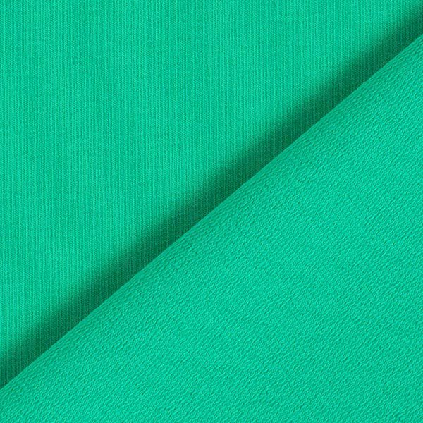 Leichter French Terry Uni – grün | Reststück 130cm