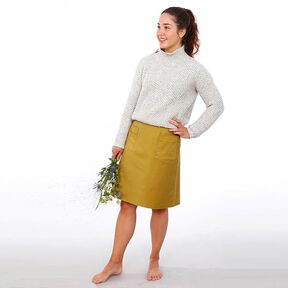 FRAU INA - schlichter Rock mit aufgesetzten Taschen | Studio Schnittreif | XS- XXL, 