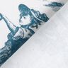 Dekostoff Halbpanama fröhliche Tänzer 280 cm – ozeanblau/weiss,  thumbnail number 4