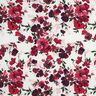 LENZING&trade; ECOVERO&trade; Viskosestoff Blumen &ndash; weiss/rot,  thumbnail number 1