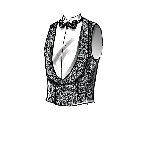 Herren Weste | McCalls 8133 | 32-56, image number 4