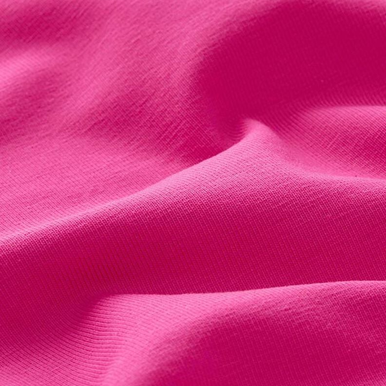 Baumwolljersey Medium Uni – intensiv pink,  image number 4