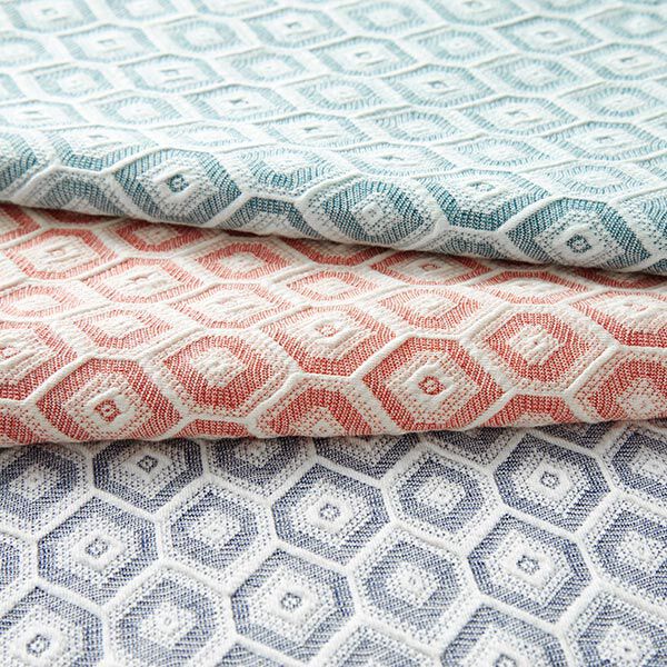 Strickjacquard Rauten – blau, image number 5