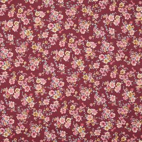 Beschichtete Baumwolle romantische Blumen – malve, 