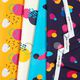 French Terry Kreise & Wolken | Kathastrophal – sonnengelb,  thumbnail number 8