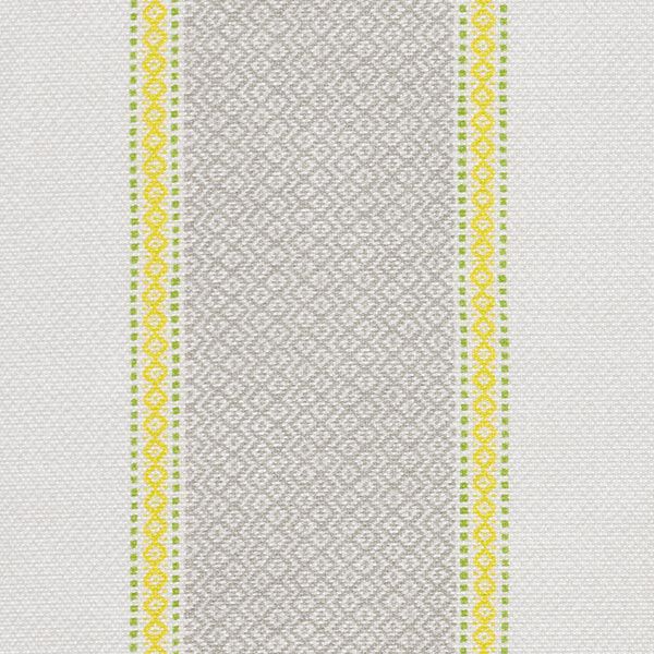 Outdoorstoff Canvas Streifen – grau/gelb, image number 6