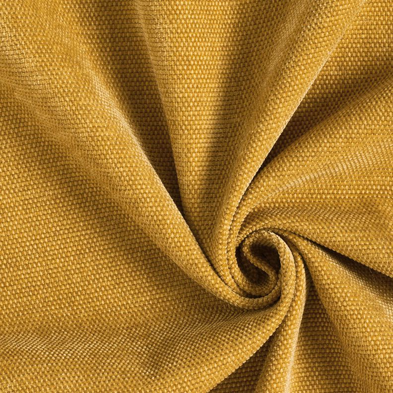 Polsterstoff Chenille-Gewebe – senf,  image number 1