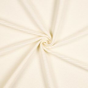 Ottoman Rippenjersey Baumwoll-Mix – creme, 