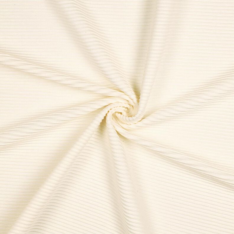 Ottoman Rippenjersey Baumwoll-Mix – creme,  image number 1