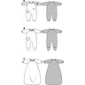 Baby Overall / Schlafsack | Burda 9782 | 62-92,  thumbnail number 4