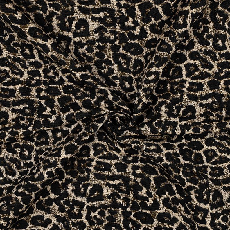Jacquard Leomuster – natur/schwarz, image number 3