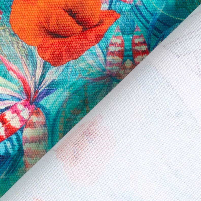Taschen Panel Canvas farbenfrohe Mohnblumen – schwarzblau/feuerrot,  image number 6