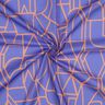 Baumwoll-Voile Town | Nerida Hansen – blaulila/pfirsichorange,  thumbnail number 3
