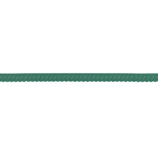 Elastisches Einfassband Spitze [12 mm] – wacholdergrün, 