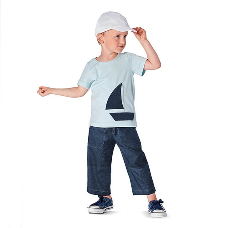 Stretch-Feincord Jeans-Look – jeansblau, image number 7