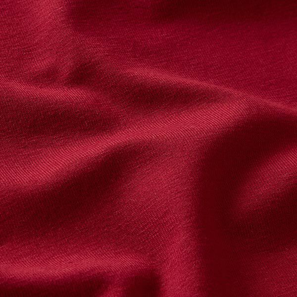 GOTS Baumwolljersey | Tula – bordeauxrot,  image number 2