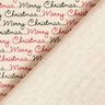 Baumwollstoff Cretonne Merry Christmas – natur/karminrot,  thumbnail number 4
