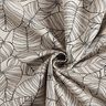 Dekostoff Halbpanama feine Blätter – natur/schwarz,  thumbnail number 4