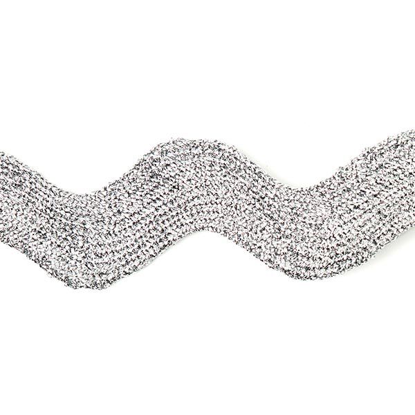 Zackenlitze Lurex [40 mm] - silber,  image number 1