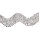 Zackenlitze Lurex [40 mm] - silber,  thumbnail number 1