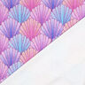 French Terry Sommersweat Muscheln Digitaldruck | by Poppy – lavendel/blaulila,  thumbnail number 4