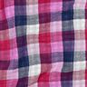 Musselin/ Doppel-Krinkel Gewebe Karo Doubleface | Poppy Fabrics – lila/marineblau,  thumbnail number 2