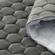 Polsterstoff gesteppter Samt Waben – anthrazit – Muster,  thumbnail number 3