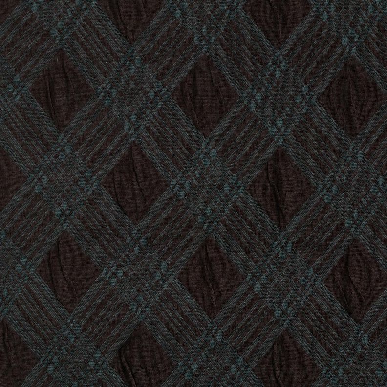 Strickjacquard Argyle Muster – schwarz/tannengrün,  image number 1