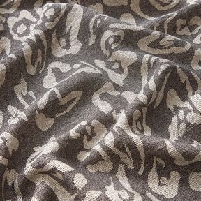 Viskosestoff Air Flow Leo, anthrazit &ndash; wollweiss/schwarz, 