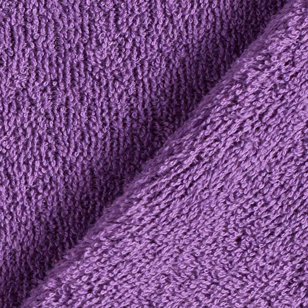 Frotteestoff – violett | Reststück 100cm