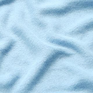 Kaschmir Fleece Uni – hellblau, 