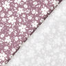Baumwolljersey Blümchen bi-color – dunkelaltrosa | Reststück 70cm,  thumbnail number 4