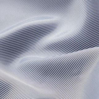 Futterstoff Querstreifen – stahlblau/weiss, 