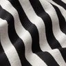 Dekostoff Jacquard breite Streifen – elfenbein/schwarz,  thumbnail number 2