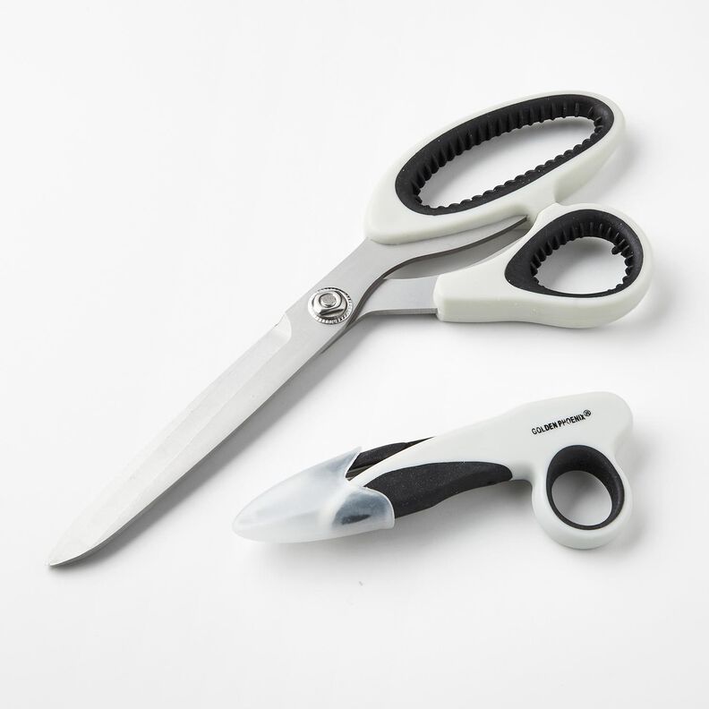 Set Schneiderschere + Fadensnipper Titanium – grau, image number 2